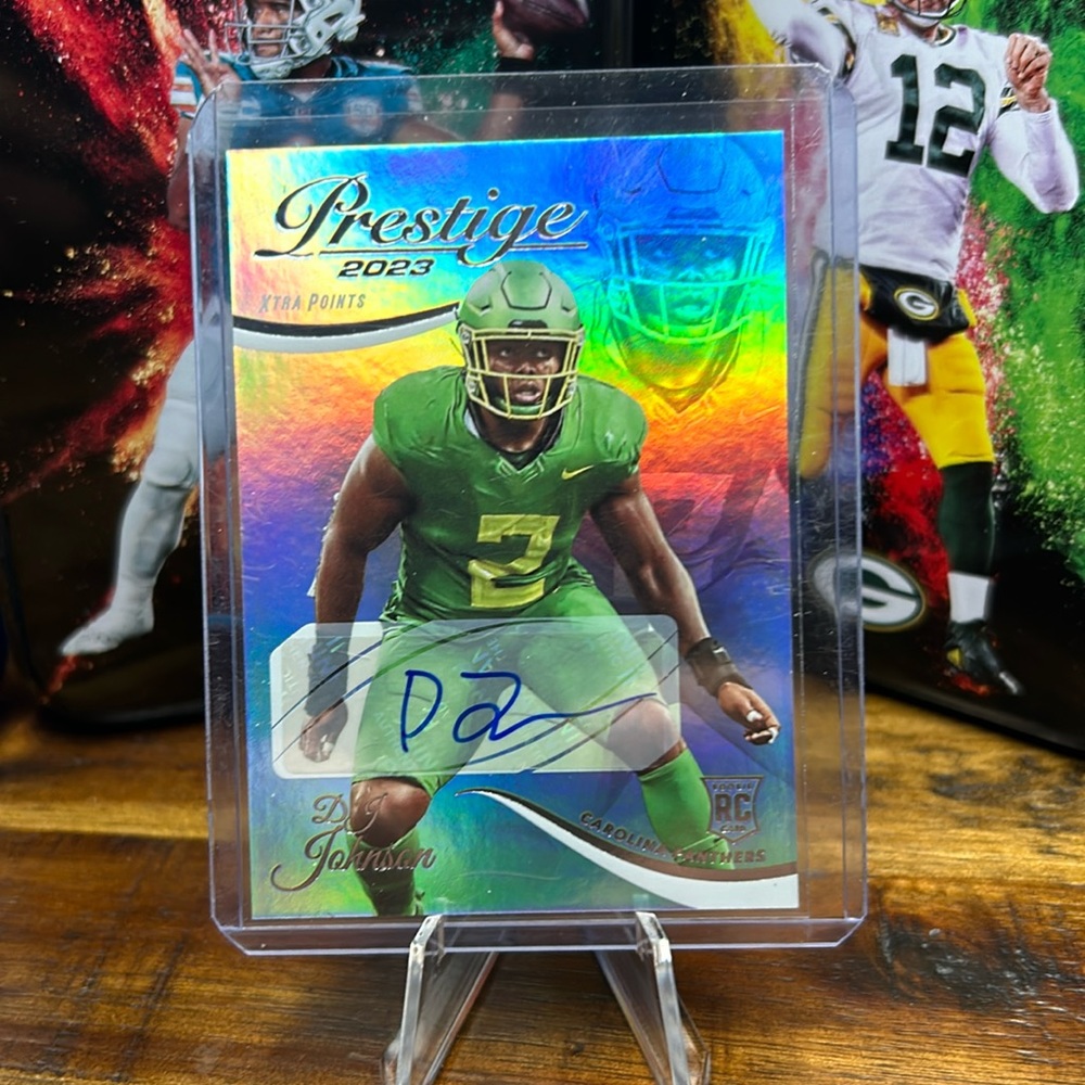 CJ Johnson autographed rookie card